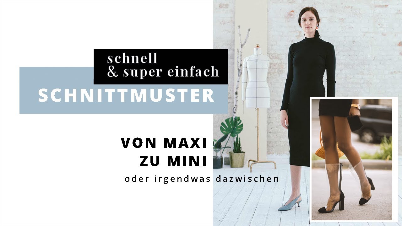 KLEIDER/ROCK-Schnittmuster einfach kürzen I Nähen für Anfänger I Nähen Grundkenntnisse I DIY